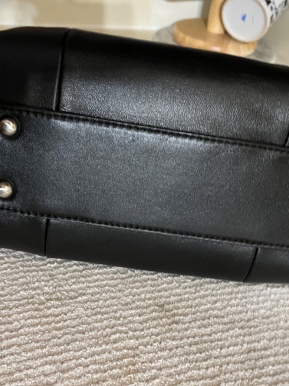 Patricia Nash Black Leather Crossbody -missing strap - Picture 11 of 11